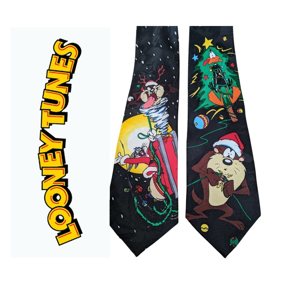 2 1995 Looney Toon Holiday Ties